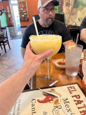 Monster margarita....and a rare Sasquatch sighting