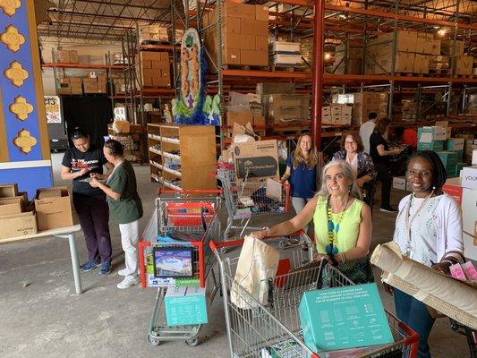 The Education Fund's Ocean Bank for Educational Materials, a warehouse where Miami-Dade  Public School teachers can shop for FREE.