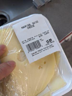 The rotten cheese. Today is 4/23/24 the expiration on cheese is 5/10/24.