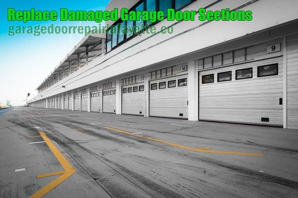 Lafayette-Replace-Damaged-Garage-Door-Sections