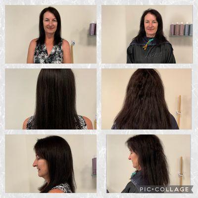 Brazilian Blowout/Before & After