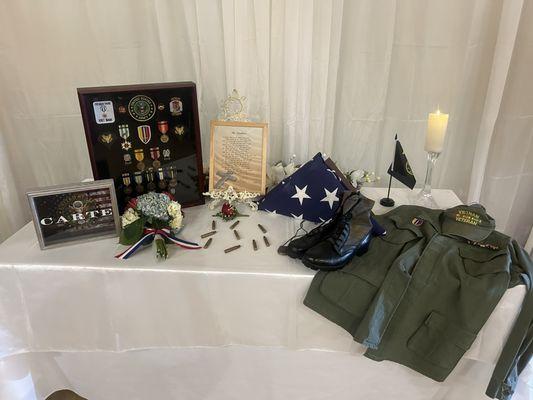 Memorial table