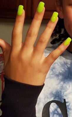 Neon acrylics