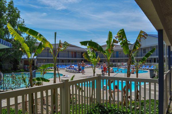 View of the Pool area Islander Inn Hotel Put In Bay