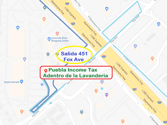 oficina nueva en Lewisville en la salida 451 - Fox Ave adentro de la lavandería