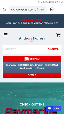 DO NOT BUY FROM Anchor Express.com. These people sell you items they dont have in stock. Unprofessional doesnt even come close, Scam or Con