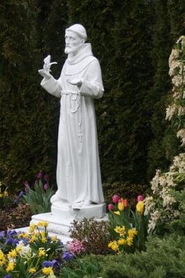 St. Francis statue at St. Margaret Episcopal Church, 1000 Washington Ave., Plainview, NY 11803