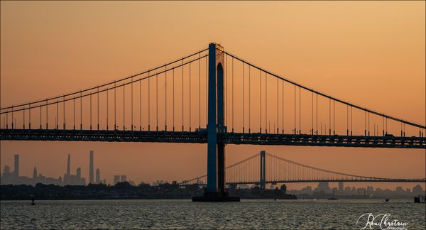 Throgs Neck and Whitestone Bridges.