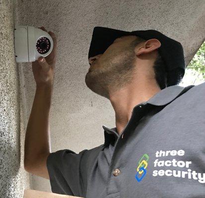 Three Factor Security Cameras Installation