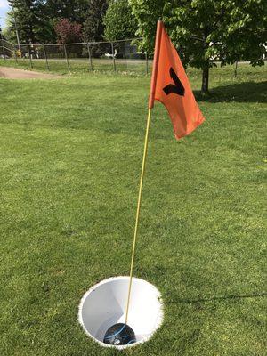 Hole-in-1 on 7 for Soccer-Golf