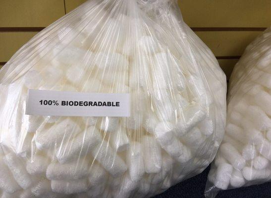 Eco-Friendly packing materials. 100% BioDegradable