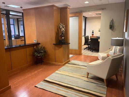 View of Godsey & Gibb Wealth Management lobby and conference room