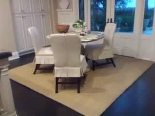 Sisal Area Rug with Wide Cotton Binding