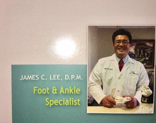 Dr James Lee- inventor of Arch Glove for plantar fascitis