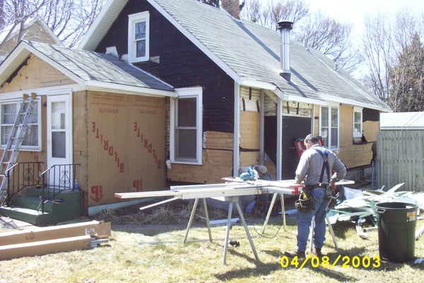 Minneapolis siding job