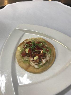 Ahi tuna tostada