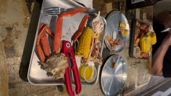 1/2 lb crab legs