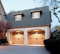 Wood carriage house doors