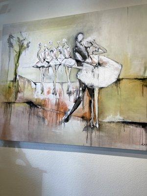 Pas de Deux, 48x60 in., oil on canvas. Artist: Koko