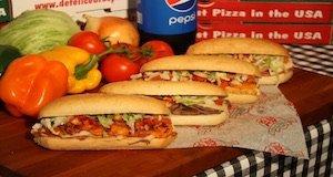 Oven toasted subs with quality meats and cheeses, on Cellone' italian sub bun.