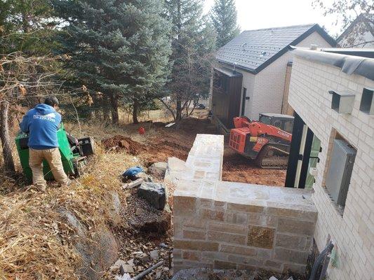 Had a lot of fun helping out with this landscaping project! Landscaping in the beautiful Boulder mountains is always a great leg workout.