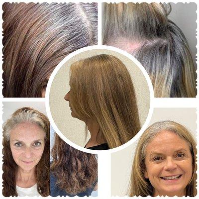 Transition from color to Natural haircolor