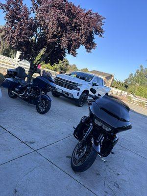 Harley's x2. High country