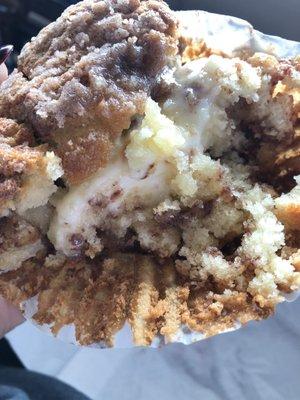 Coffee cake muffin