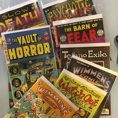 Vintage underground and horror comix!