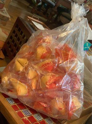 Small bag of fortune cookies $3