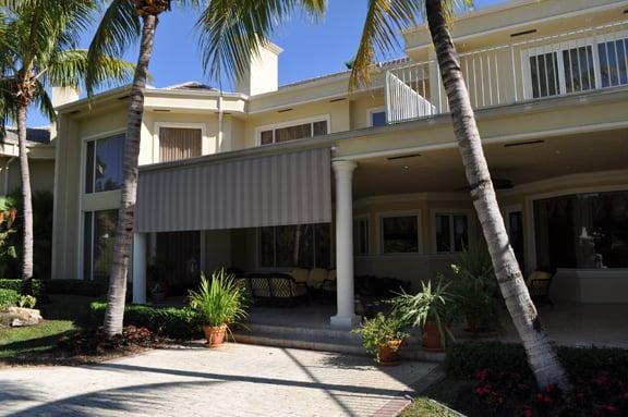 Solar Shades are a great way to shade and add privacy