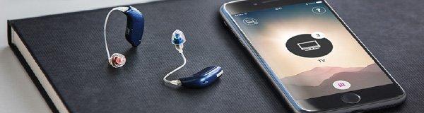 Control your hearing aids with the touch of your phone.