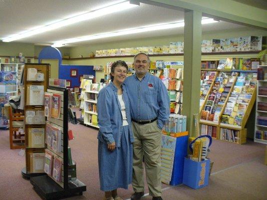 Brad & Nancy in Shop