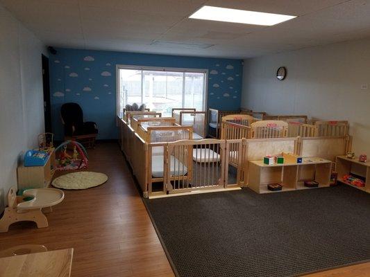 Our infant Montessori classroom 6 weeks-18 months