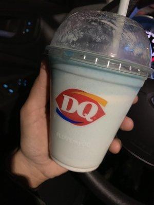 Blue raspberry Mr. Misty freeze! Yum!