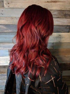 Vibrant Red by Jess