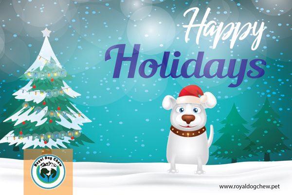 happy holidays #royaldogchew #himalayanyakchew #durkhachew #cheesechew #churpidogchew