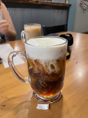 Cold brew with cold foam