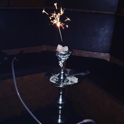 They put a sparkle in one of our hookah heads and we went crazy for it.