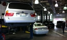 Cars being repaired