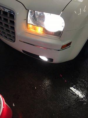 Headlights restoration not only looks good but it helps you see better at night