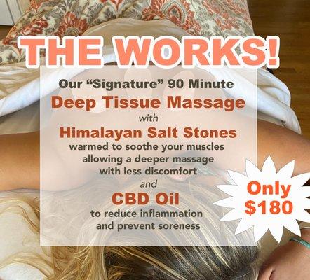 We are excited to announce our newest treatment - THE WORKS!