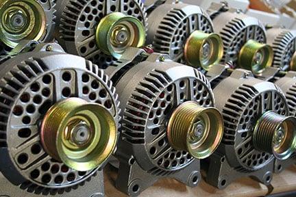 Alternators ready to be put to work!