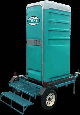 Towable Toilets: Trailer Mount with Steps, Light Weight and Easy to Handle, Stable Design...