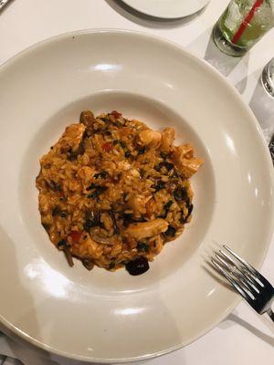 Risotto with seafood