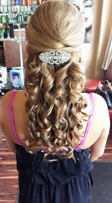 prom updo