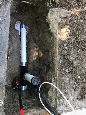 Sewer Clean Out Install