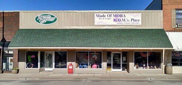 Our store front at 111 Union Street South in Mora MN