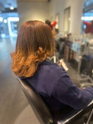 Atlanta Thermal style and hair Color Service