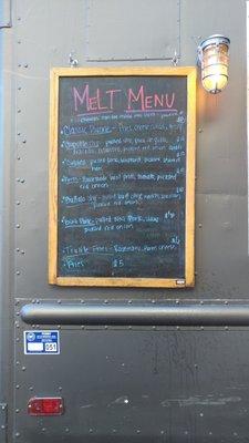 Melt menu